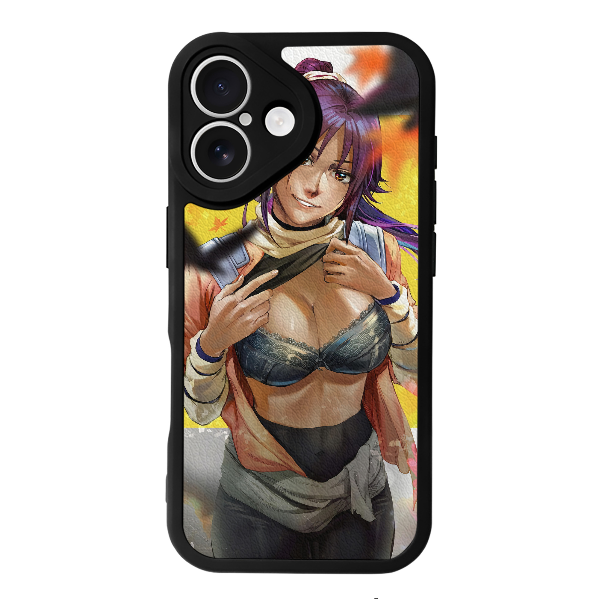 （画像用） ブリーチ BLEACH 【iPhone 16シリーズ対応】シリコンスマホケース（レザー調） 材質：シリコン